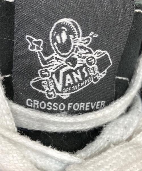 VANS（ヴァンズ）VANS (ヴァンズ) Supreme (シュプリーム) Monogram S Logo Skate Grosso Mid ホワイト×ブラック サイズ:27.0の古着・服飾アイテム