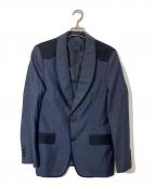 PRADAプラダ）の古着「ショールカラーテーラードジャケット」｜ネイビー