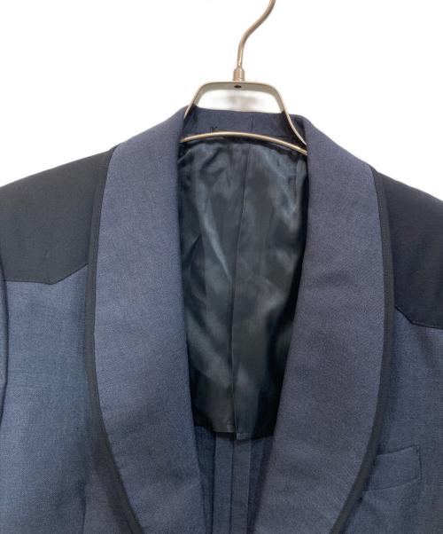 PRADA（プラダ）PRADA (プラダ) ショールカラーテーラードジャケット ネイビー サイズ:48の古着・服飾アイテム