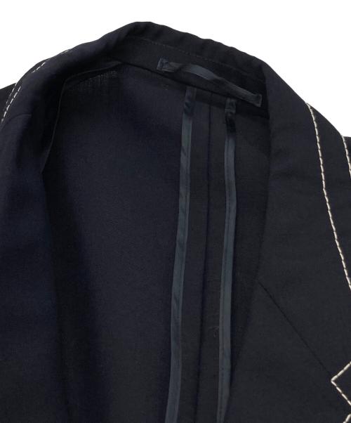 PRADA（プラダ）PRADA (プラダ) ステッチデザインセットアップ ネイビー サイズ:48の古着・服飾アイテム