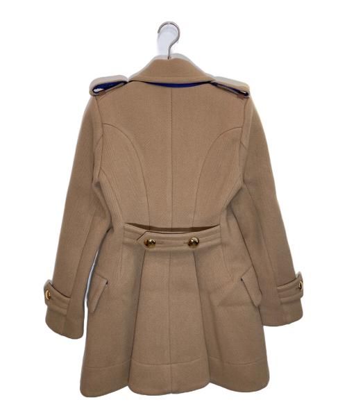 sacai（サカイ）sacai (サカイ) ウールボンディングメタルボタンコート ベージュ サイズ:1の古着・服飾アイテム