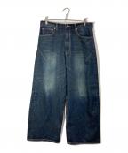 JOURNAL STANDARD relumeジャーナルスタンダード レリューム）の古着「スモーキーデニム スーパーワイド エンジニアド パンツ」｜インディゴ