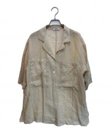 journal standard L'essage（ジャーナルスタンダード レサージュ）の古着「ラミヴィスハーフスリーブシャツ」｜ベージュ