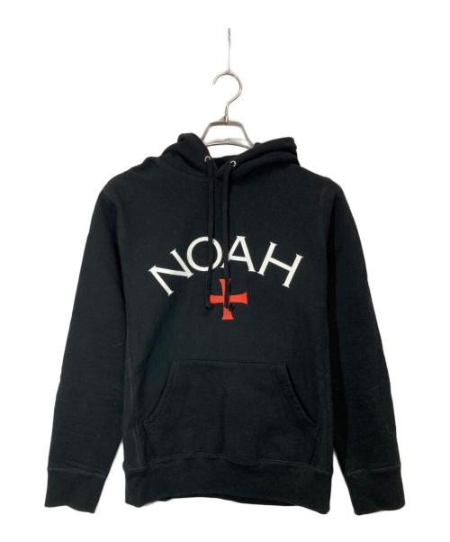 Noah（ノア）Noah (ノア) プリントパーカー ブラック サイズ:Sの古着・服飾アイテム