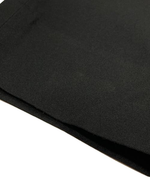 COMME des GARCONS HOMME PLUS（コムデギャルソンオムプリュス）COMME des GARCONS HOMME PLUS (コムデギャルソンオムプリュス) ポリ縮絨 タックパンツ ブラック サイズ:Sの古着・服飾アイテム