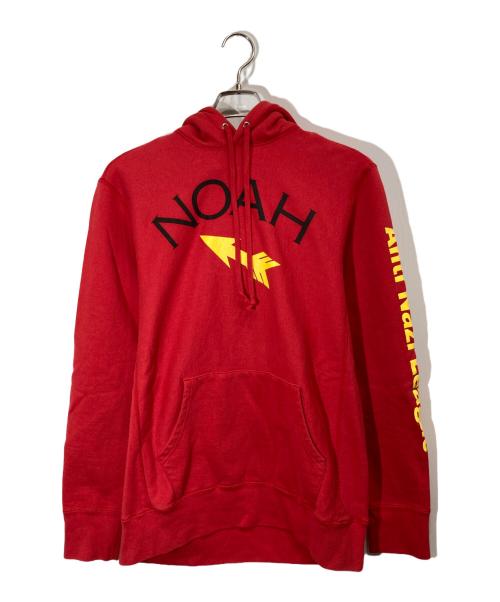 Noah（ノア）Noah (ノア) プリントパーカー レッド サイズ:Ⅿの古着・服飾アイテム