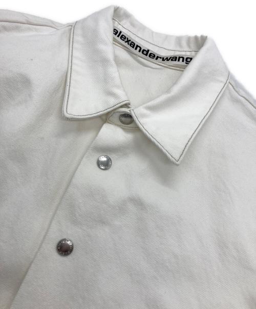 ALEXANDER WANG（アレキサンダー・ワン）ALEXANDER WANG (アレキサンダー・ワン) デニムジャケット ホワイト サイズ:XSの古着・服飾アイテム