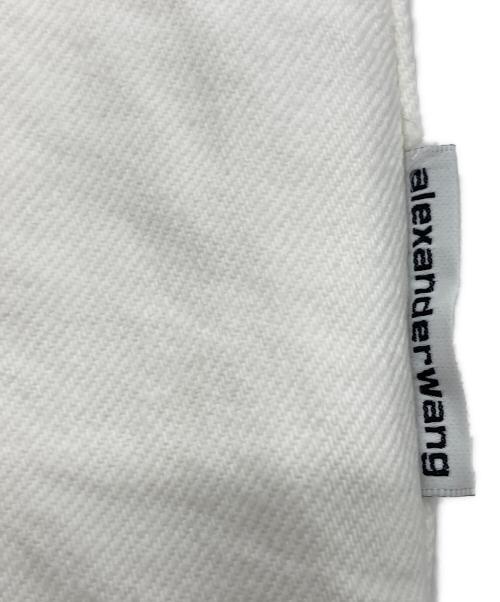 ALEXANDER WANG（アレキサンダー・ワン）ALEXANDER WANG (アレキサンダー・ワン) デニムジャケット ホワイト サイズ:XSの古着・服飾アイテム