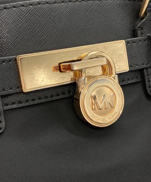 MICHAEL KORS（マイケル・コース）MICHAEL KORS (マイケル・コース) 2WAYショルダーバッグ ブラックの古着・服飾アイテム