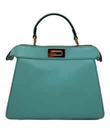 FENDI（フェンディ）の古着「PEEKABOO ISeeU SMALL VIT.SETA/NAPPA」｜ブルー