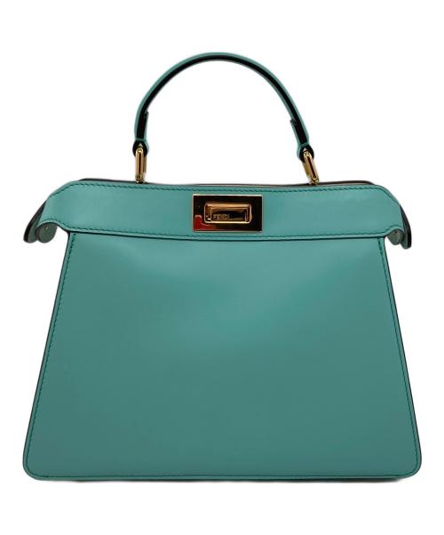 FENDI（フェンディ）FENDI (フェンディ) PEEKABOO ISeeU SMALL VIT.SETA/NAPPA ブルーの古着・服飾アイテム