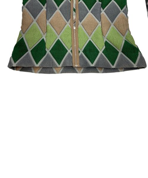 MARNI（マルニ）MARNI (マルニ) アーガイルベスト グリーン×グレー サイズ:40の古着・服飾アイテム