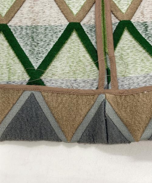 MARNI（マルニ）MARNI (マルニ) アーガイルベスト グリーン×グレー サイズ:40の古着・服飾アイテム