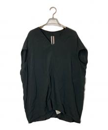 RICK OWENS（リックオウエンス）の古着「ノースリーブブラウス」｜ブラック