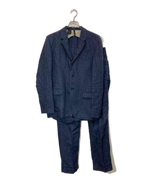 N.HOOLYWOOD（エヌ ハリウッド）N.HOOLYWOOD (エヌ ハリウッド) リネンセットアップ ネイビー サイズ:Ｍの古着・服飾アイテム