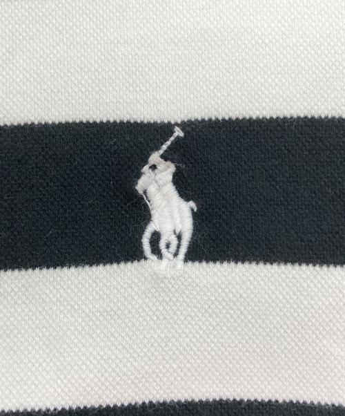 POLO RALPH LAUREN（ポロ・ラルフローレン）POLO RALPH LAUREN (ポロ・ラルフローレン) ポロシャツワンピース ホワイト×ブラック サイズ:XLの古着・服飾アイテム