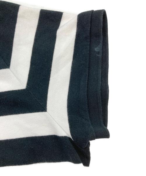 POLO RALPH LAUREN（ポロ・ラルフローレン）POLO RALPH LAUREN (ポロ・ラルフローレン) ポロシャツワンピース ホワイト×ブラック サイズ:XLの古着・服飾アイテム