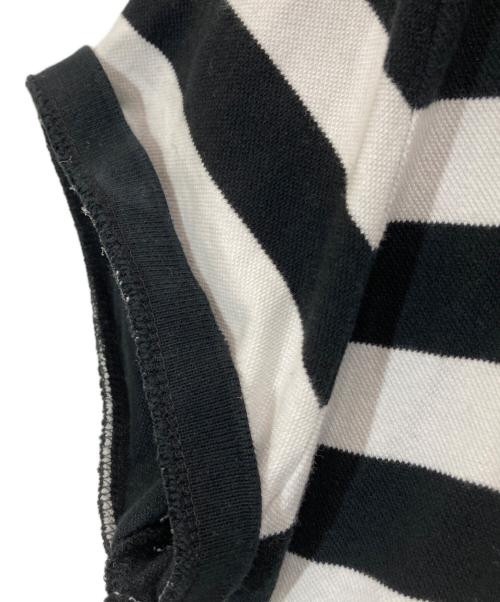 POLO RALPH LAUREN（ポロ・ラルフローレン）POLO RALPH LAUREN (ポロ・ラルフローレン) ポロシャツワンピース ホワイト×ブラック サイズ:XLの古着・服飾アイテム