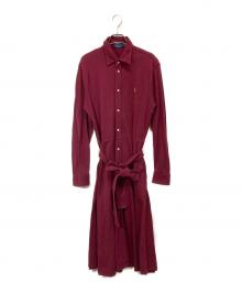 POLO RALPH LAUREN（ポロ・ラルフローレン）の古着「ポロシャツワンピース」｜ボルドー