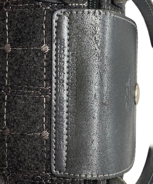 LONGCHAMP（ロンシャン）LONGCHAMP (ロンシャン) tweed le pliage handle bag グレー サイズ:-の古着・服飾アイテム