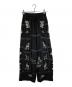 TODAYFUL（トゥデイフル）の古着「Embroidery Patchwork Trousers」｜ブラック
