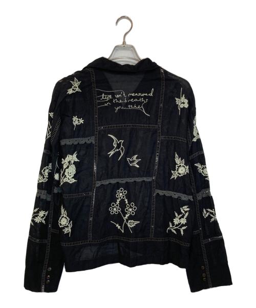 TODAYFUL（トゥデイフル）TODAYFUL (トゥデイフル) Embroidery Patchwork Shirts ブラック サイズ:FREEの古着・服飾アイテム