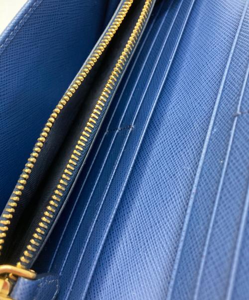 PRADA（プラダ）PRADA (プラダ) サフィアーノ 長財布 ネイビー サイズ:-の古着・服飾アイテム