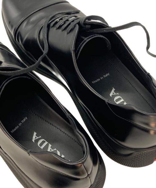 PRADA SPORTS（プラダスポーツ）PRADA SPORTS (プラダスポーツ) ストレートチップレザーシューズ ブラック サイズ:8の古着・服飾アイテム