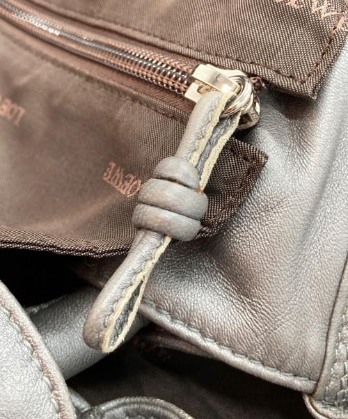 LOEWE（ロエベ）LOEWE (ロエベ) ナッパアイレ ハンドバッグ ブルー サイズ:-の古着・服飾アイテム