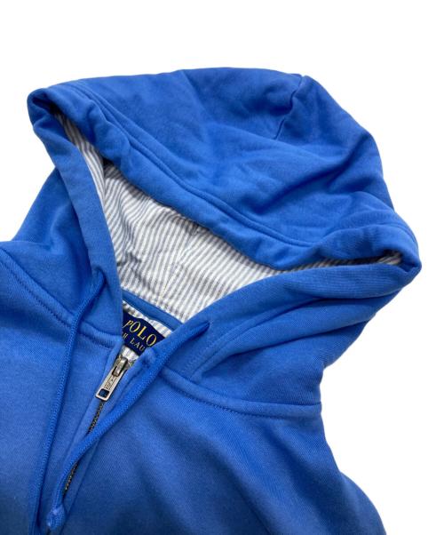 POLO RALPH LAUREN（ポロ・ラルフローレン）POLO RALPH LAUREN (ポロ・ラルフローレン) ポロベアジップパーカー ブルー サイズ:Sの古着・服飾アイテム