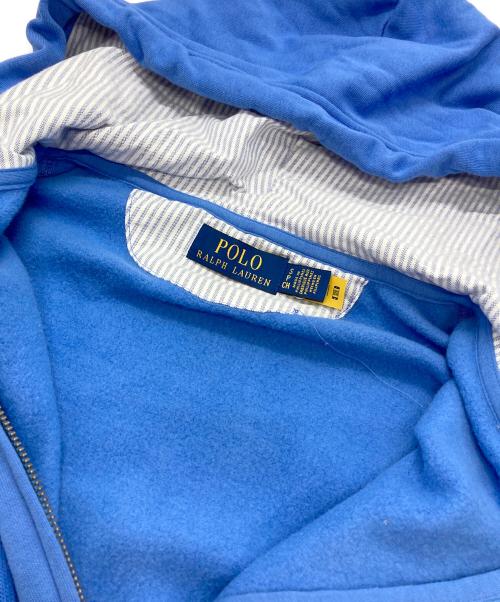 POLO RALPH LAUREN（ポロ・ラルフローレン）POLO RALPH LAUREN (ポロ・ラルフローレン) ポロベアジップパーカー ブルー サイズ:Sの古着・服飾アイテム