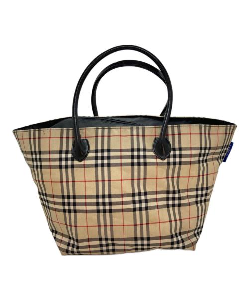 BURBERRY BLUE LABEL（バーバリー ブルー レーベル）BURBERRY BLUE LABEL (バーバリー ブルー レーベル) ノヴァチェックトートバッグ ベージュ サイズ:-の古着・服飾アイテム