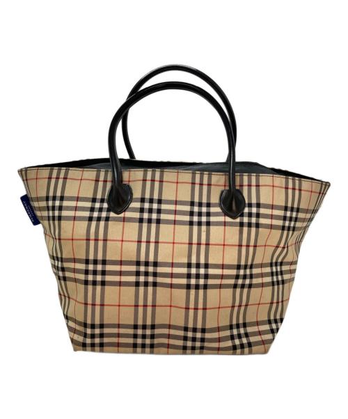 BURBERRY BLUE LABEL（バーバリー ブルー レーベル）BURBERRY BLUE LABEL (バーバリー ブルー レーベル) ノヴァチェックトートバッグ ベージュ サイズ:-の古着・服飾アイテム