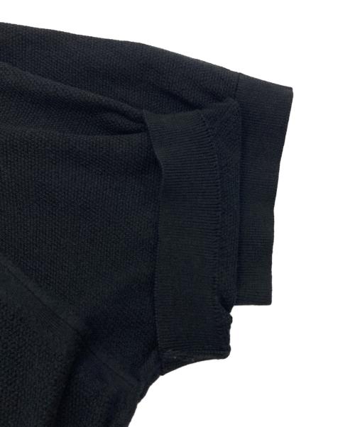 JOHN SMEDLEY（ジョンスメドレー）JOHN SMEDLEY (ジョンスメドレー) シーアイランドコットンニットポロシャツ ブラック サイズ:Ⅿの古着・服飾アイテム