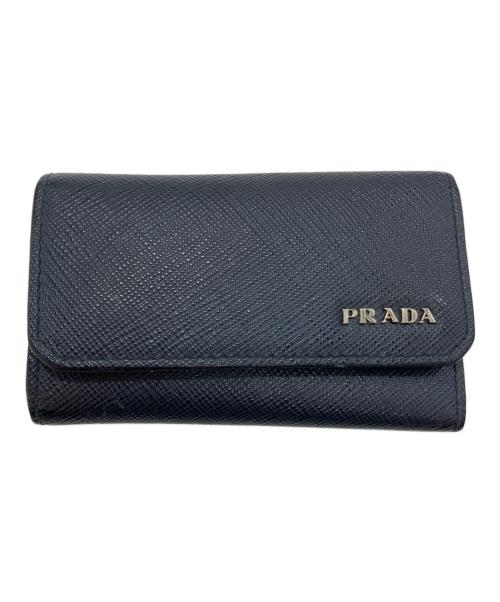 PRADA（プラダ）PRADA (プラダ) キーケース ネイビー サイズ:-の古着・服飾アイテム