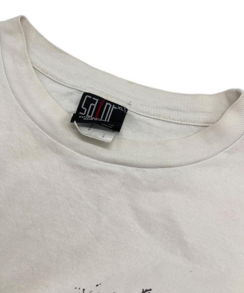 SAINT MICHAEL（セントマイケル）SAINT MICHAEL (セントマイケル) LS TEE SAINTDEATH ホワイト サイズ:XLの古着・服飾アイテム