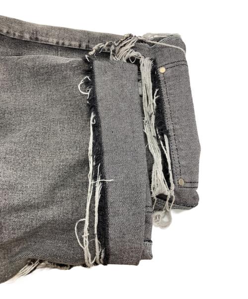 THUG CLUB（サグ クラブ）THUG CLUB (サグ クラブ) DOUBLE KNEE DAMAGE SHORTS グレー サイズ:2の古着・服飾アイテム