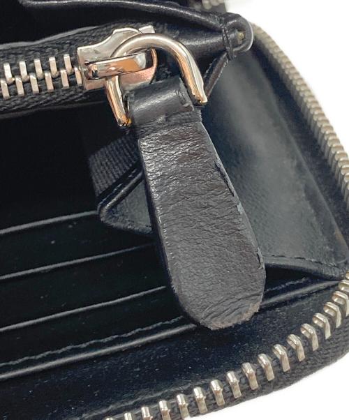 BURBERRY（バーバリー）BURBERRY (バーバリー) ラウンドファスナー財布 ブラック サイズ:-の古着・服飾アイテム