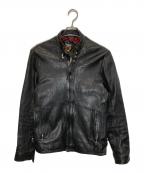 Schottショット）の古着「クラシックレーサージャケット」｜ブラック