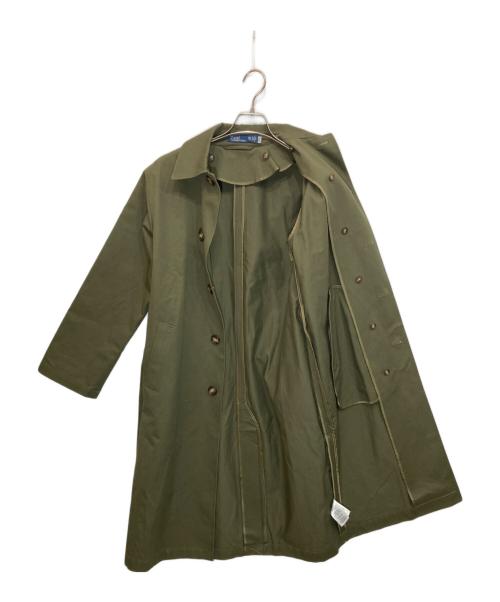 POLO RALPH LAUREN（ポロ・ラルフローレン）POLO RALPH LAUREN (ポロ・ラルフローレン) ステンカラーコート カーキ サイズ:XXSの古着・服飾アイテム