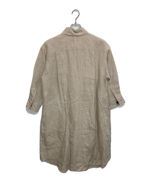 MARGARET HOWELL（マーガレットハウエル）MARGARET HOWELL (マーガレットハウエル) リネンシャツワンピース ベージュ サイズ:1の古着・服飾アイテム