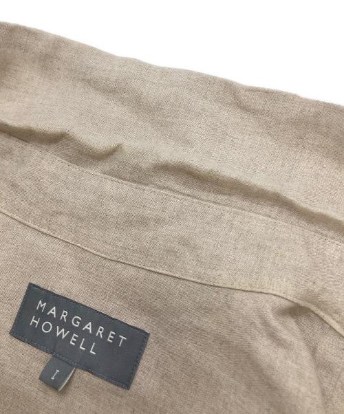 MARGARET HOWELL（マーガレットハウエル）MARGARET HOWELL (マーガレットハウエル) リネンシャツワンピース ベージュ サイズ:1の古着・服飾アイテム