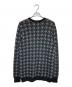 stussy (ステューシー) ハウンドトゥースニット ブラック×グレー サイズ:L：8000円