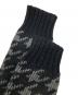 中古・古着 stussy (ステューシー) ハウンドトゥースニット ブラック×グレー サイズ:L：8000円