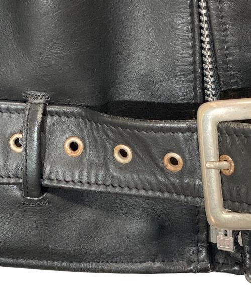 Schott（ショット）Schott (ショット) ワンスター レザーライダースジャケット ブラック サイズ:38の古着・服飾アイテム