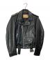 Schott（ショット）の古着「ワンスター レザーライダースジャケット」｜ブラック