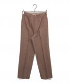 tricot COMME des GARCONSトリココムデギャルソン）の古着「センタープレスパンツ」｜レッド