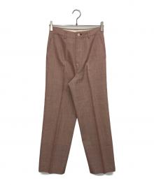 tricot COMME des GARCONS（トリココムデギャルソン）の古着「センタープレスパンツ」｜レッド