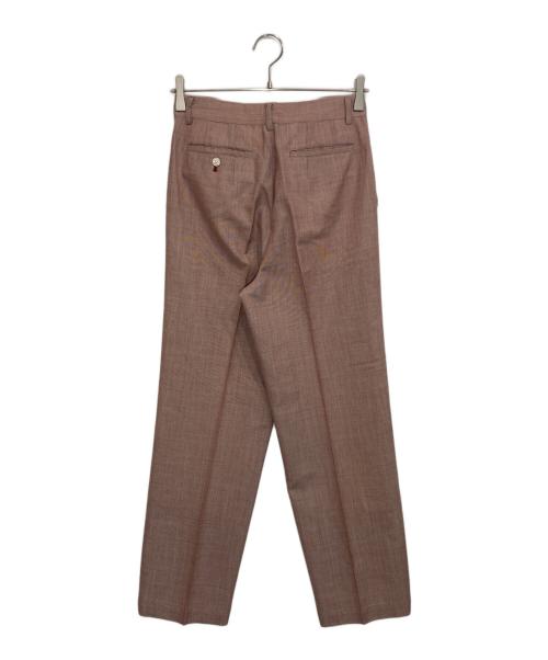 tricot COMME des GARCONS（トリココムデギャルソン）tricot COMME des GARCONS (トリココムデギャルソン) センタープレスパンツ レッド サイズ:Ⅿの古着・服飾アイテム