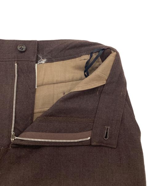 tricot COMME des GARCONS（トリココムデギャルソン）tricot COMME des GARCONS (トリココムデギャルソン) ヘリンボーンデザインスカート ブラウン サイズ:Ⅿの古着・服飾アイテム